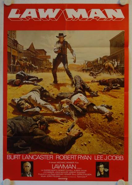 Lawman original release german movie poster